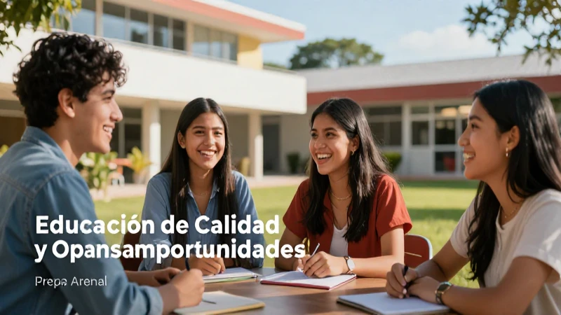Estudiantes felices disfrutan educación de calidad