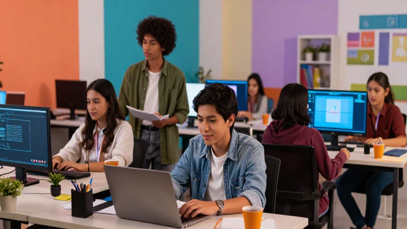 Estudiantes mexicanos progresan en la era digital