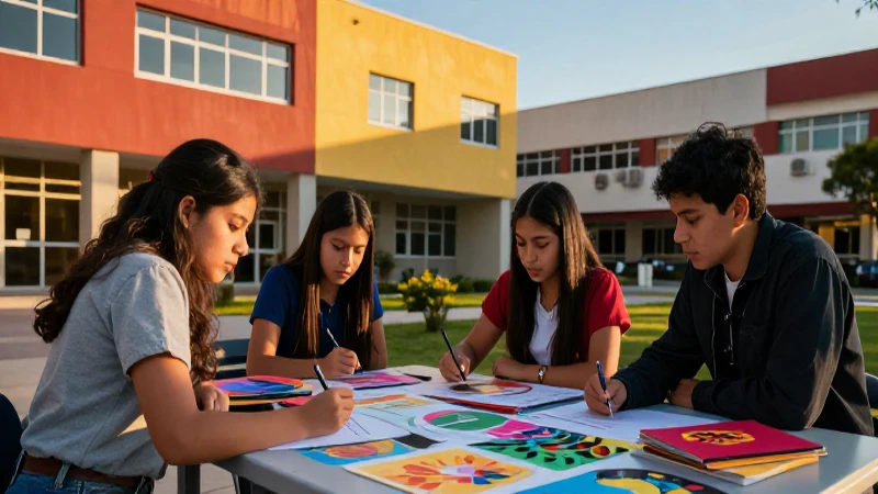 Estudiante mexicano crea proyecto en campus vibrante
