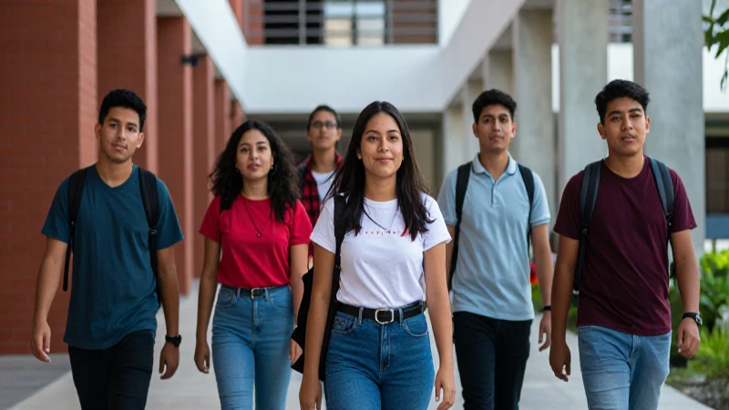 Estudiantes mexicanos universitarios con oportunidad educativa