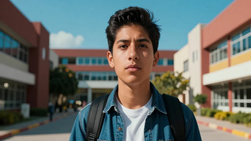 Estudiante mexicano determinado ante la oportunidad