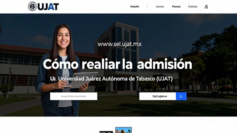 Admisiones UJAT: información completa en línea