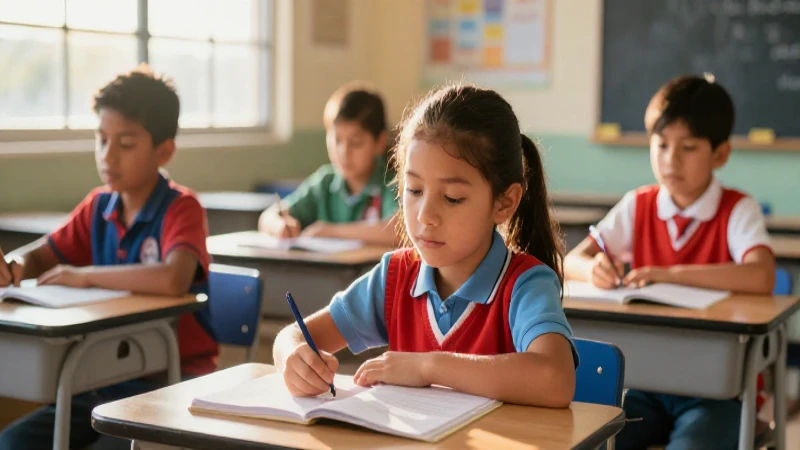 Estudiante mexicano diverso con luz dorada