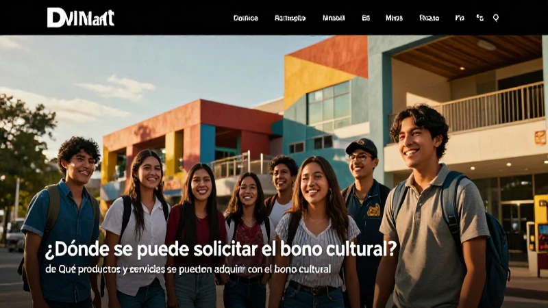 Bono cultural: productos y servicios para estudiantes
