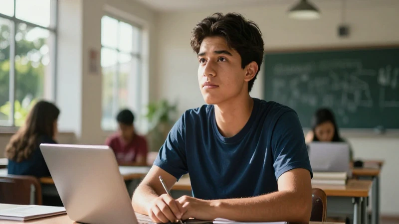 Retrato intenso de estudiante mexicano moderno