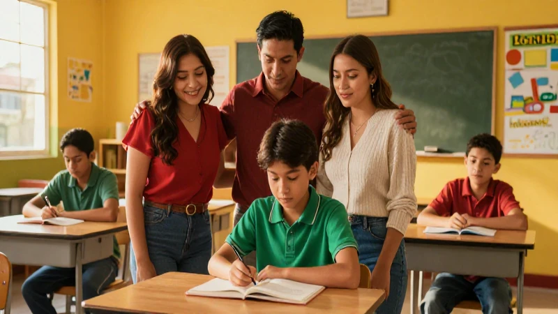 Familia mexicana promueve la oportunidad educativa