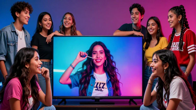 Jóvenes mexicanos disfrutan la cultura pop