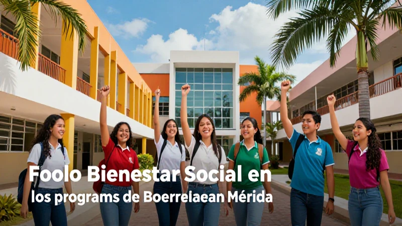 Programas de bienestar social en Mérida