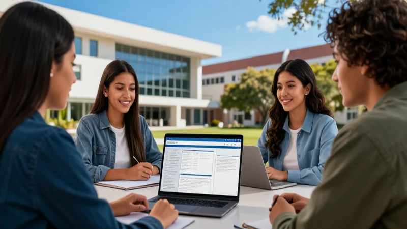 Estudiante mexicano atractivo con imagen profesional de blog
