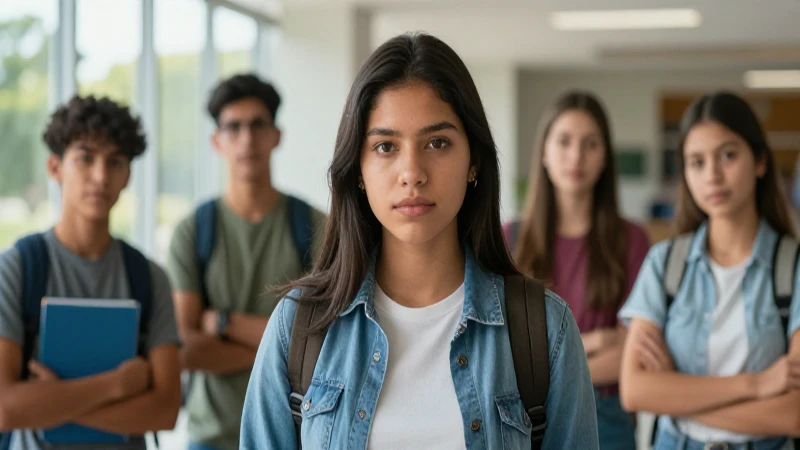 Retrato moderno de estudiante mexicano