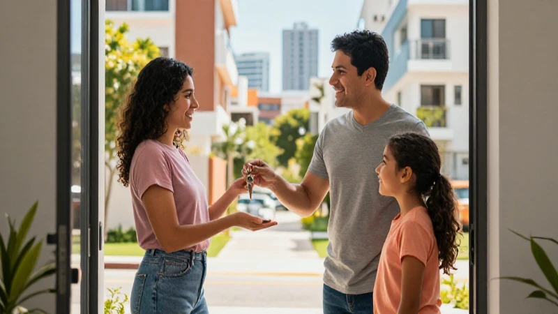 Familia mexicana recibe llaves de hogar moderno