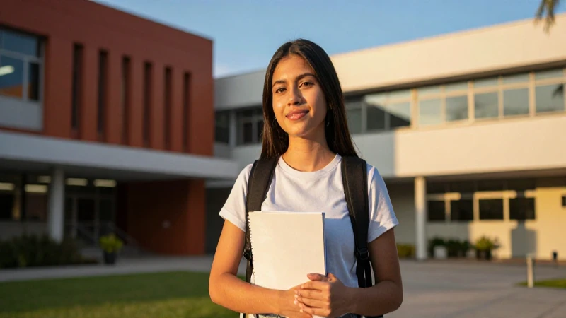 Joven estudiante mexicano triunfa en campus moderno