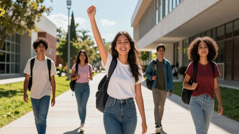 Joven estudiante mexicano simboliza éxito académico