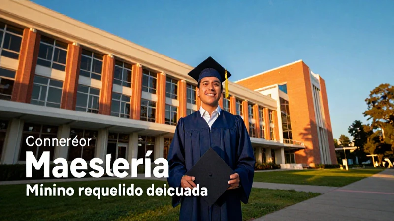 El promedio mínimo para maestrías varía