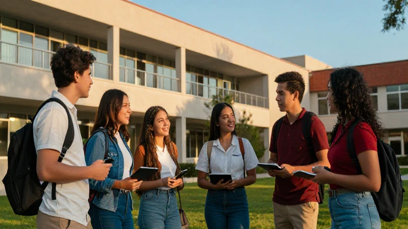 Estudiantes mexicanos colaboran en un ambiente optimista