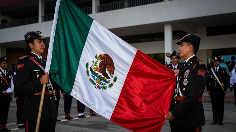 Protocolo de entrega de bandera a escolta