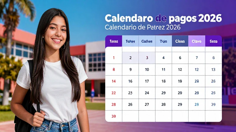 Calendario de pagos Becas Benito Juárez 2026