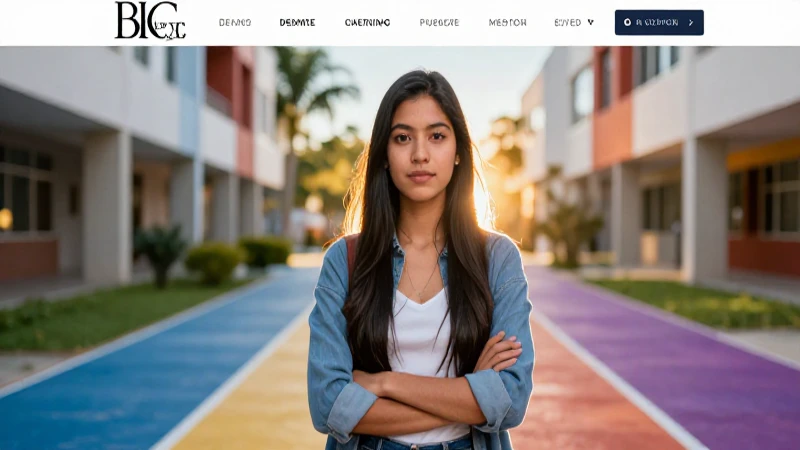 Retrato de éxito estudiantil mexicano impactante