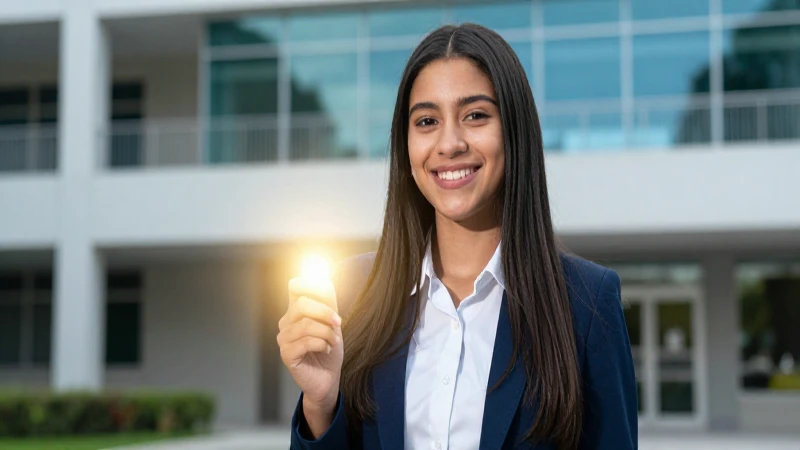 Estudiante mexicano brillante en el cuadro de honor