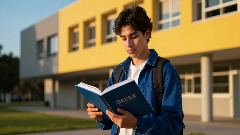 Estudiante mexicano persiguiendo una beca