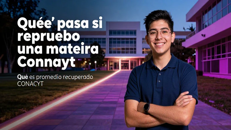 Estudiantes preguntan sobre repruebas y promedio CONACyT