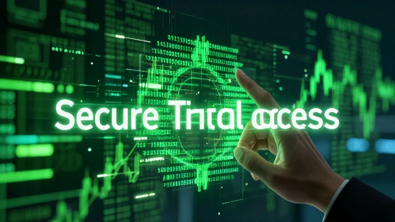 Acceso digital seguro con estética cyberpunk vibrante