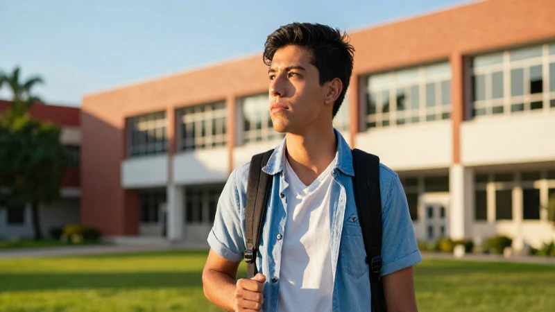 Joven mexicana persigue el éxito en el campus