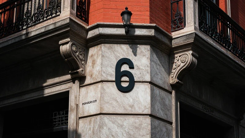 El número exterior guía la dirección urbana