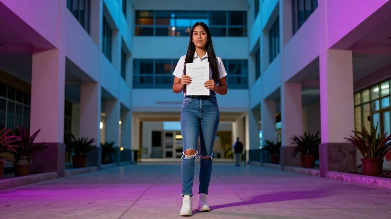 Retrato dramático de éxito estudiantil vibrante