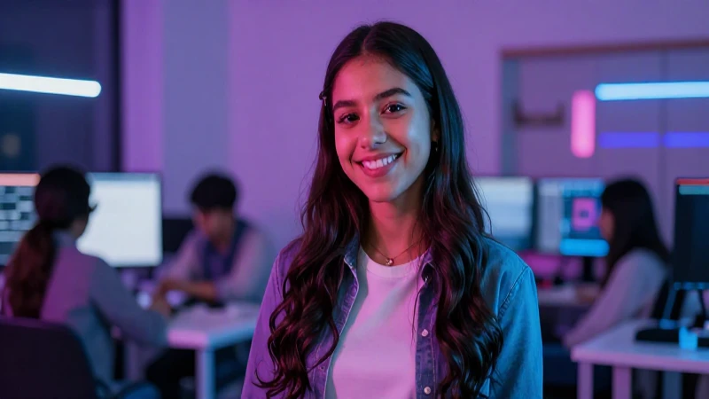 Estudiante brillante mexicano con futuro académico