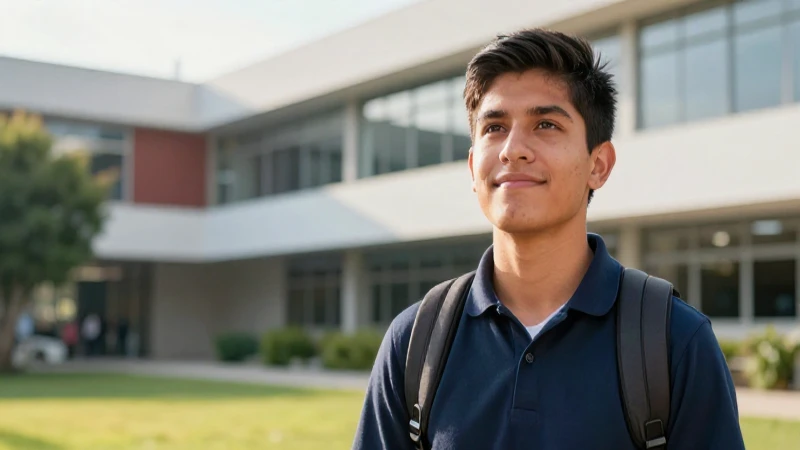Estudiante mexicano brilla en campus moderno