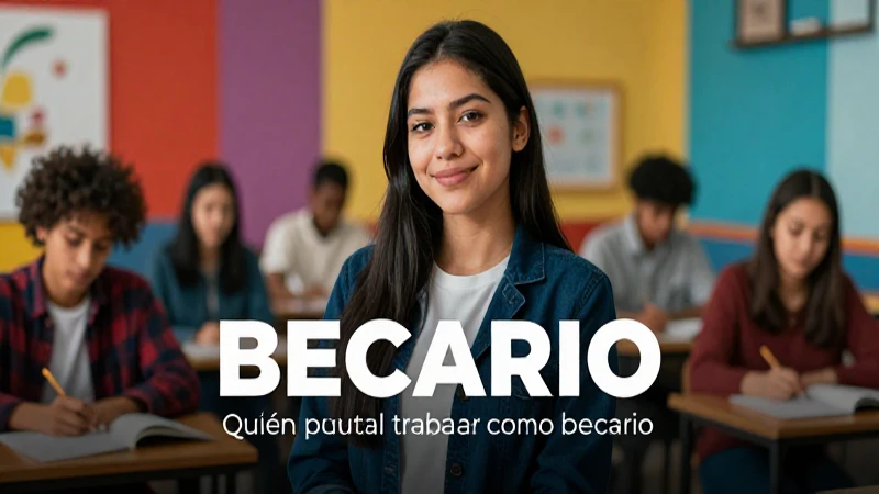 El becario tiene un contrato tipo becario