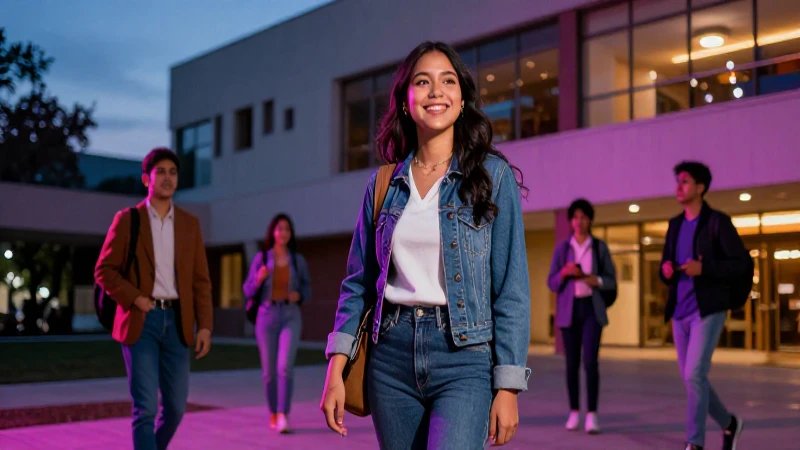 Éxito académico de estudiante mexicano moderno