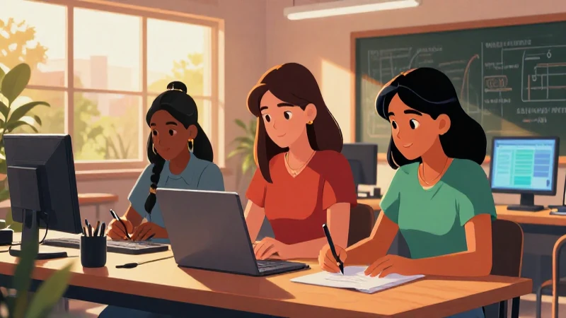 Ilustración vibrante: estudiante mexicano tecnológico