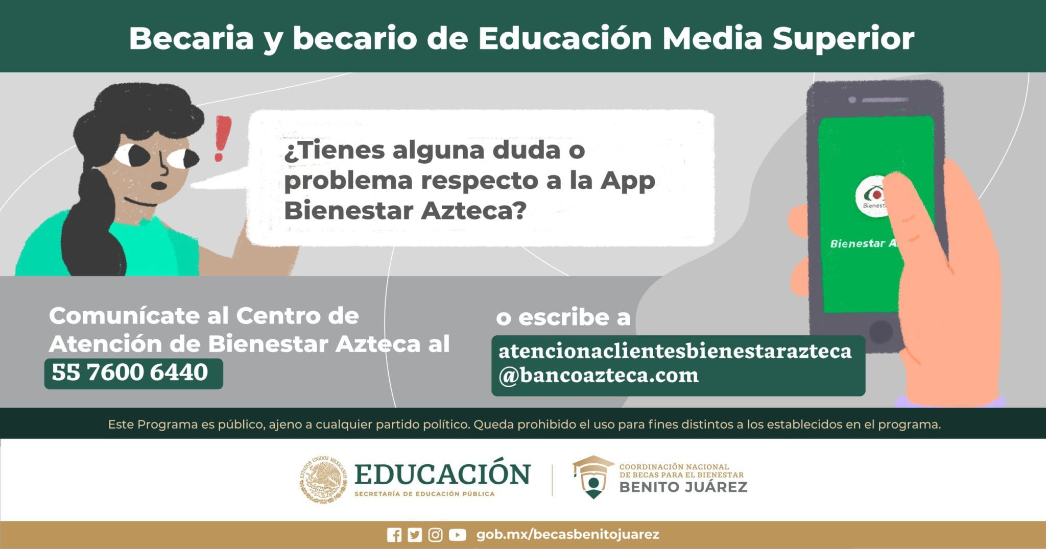 Recupera tu cuenta de Bienestar Azteca y tus servicios financieros