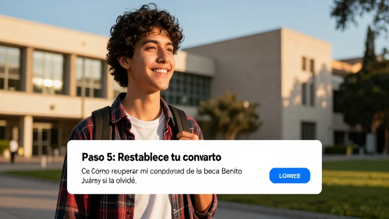 Recuperar tu contraseña de la beca Juárez