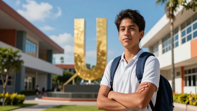 Estudiante mexicano brilla en campus moderno