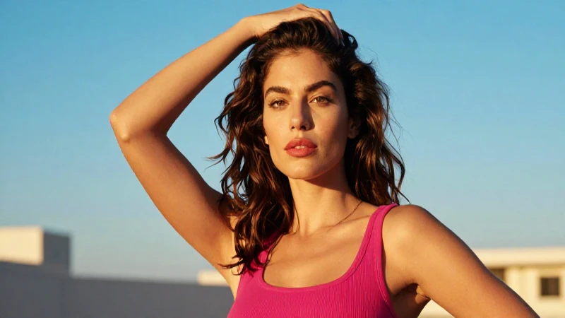 Mujer radiante, poderosa y moderna