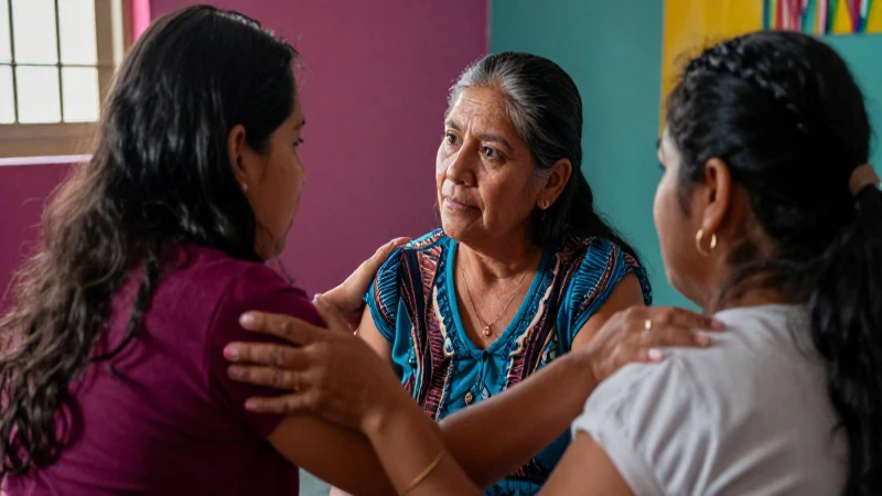 Apoyo emocional y comunitario para madres solteras