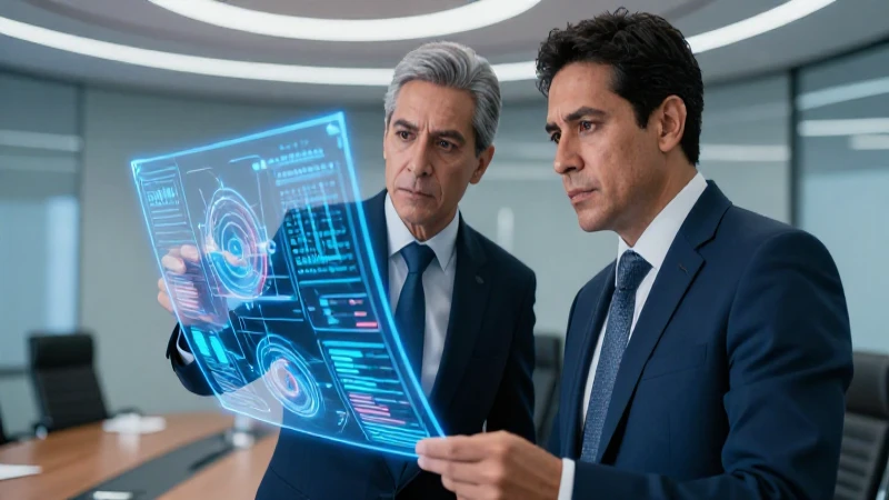 Profesionales mexicanos debaten un complejo plano holográfico
