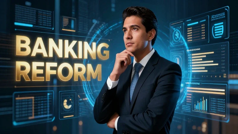 Profesional mexicano en finanzas digitales futuristas