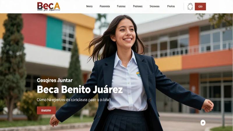 Registro y fechas de la Beca Benito Juárez