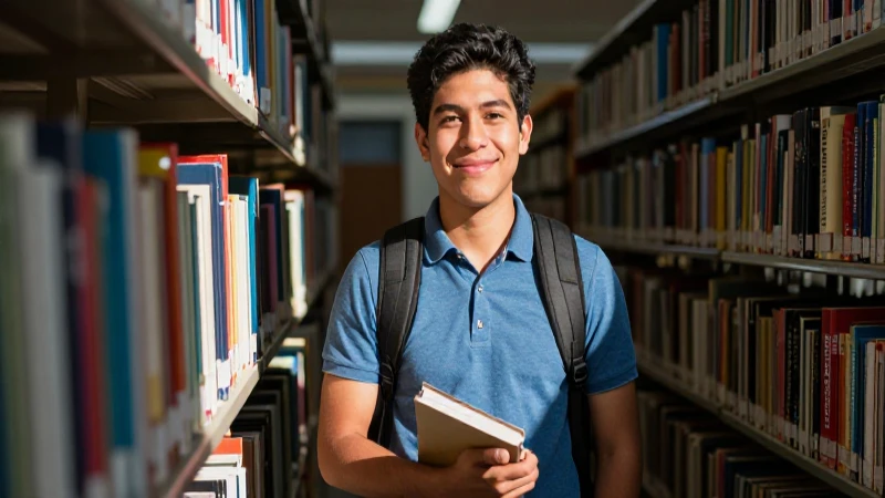 Estudiante busca información sobre beca Benito Juárez