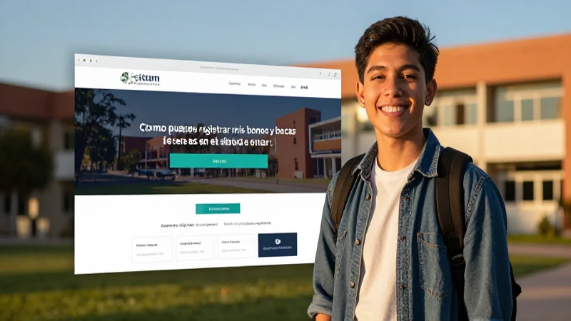 Registro de bonos y becas en SITAM