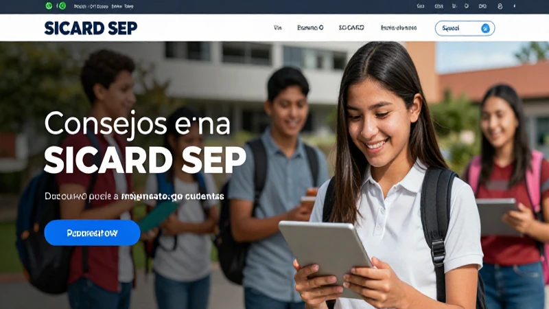 Tips para registro en SICARD SEP