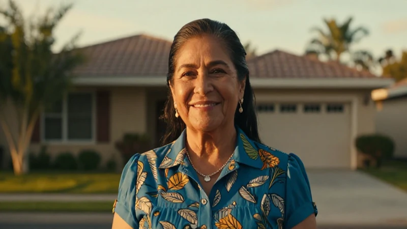 Retrato cinematográfico de mujer mexicana sonriendo