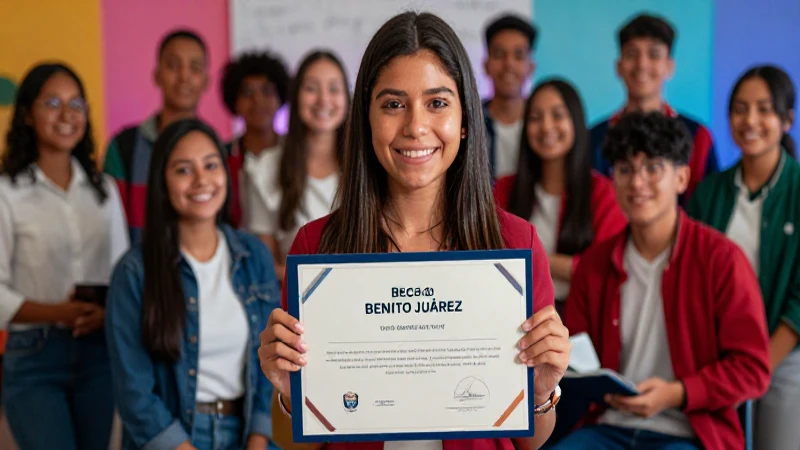 Becas Benito Juárez: éxito educativo para jóvenes