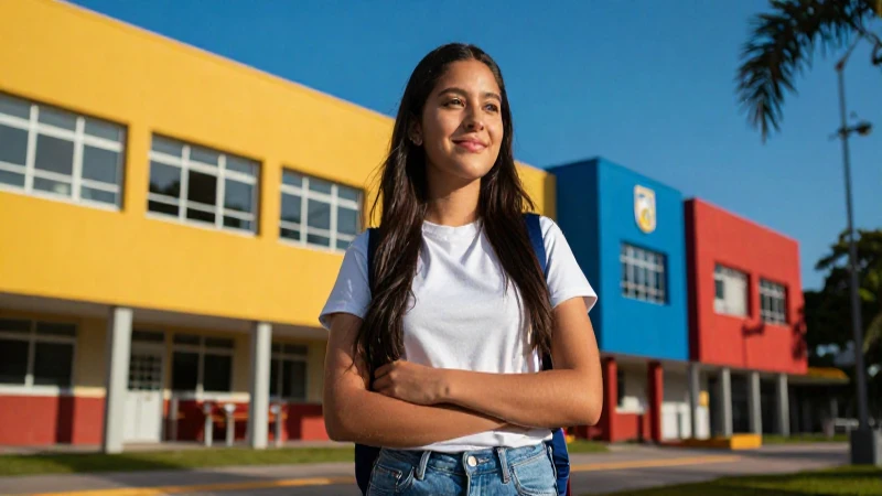 Estudiante mexicano exitoso, imagen impactante