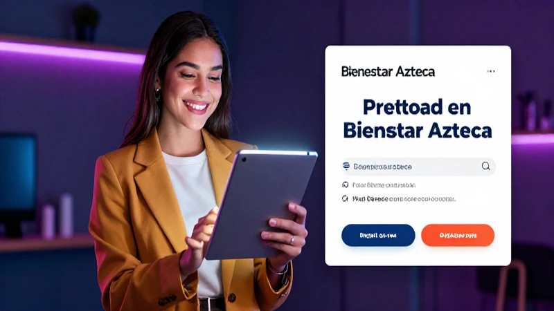 Proceso de solicitud y registro en Bienestar Azteca