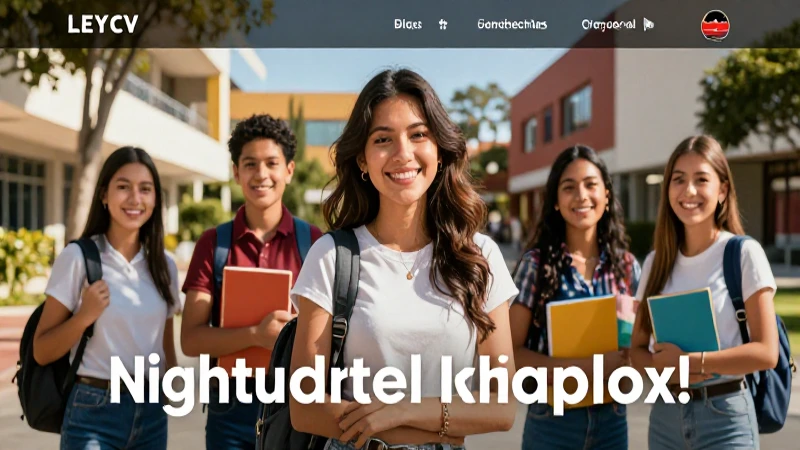 Estudiante mexicana sonríe en campus moderno